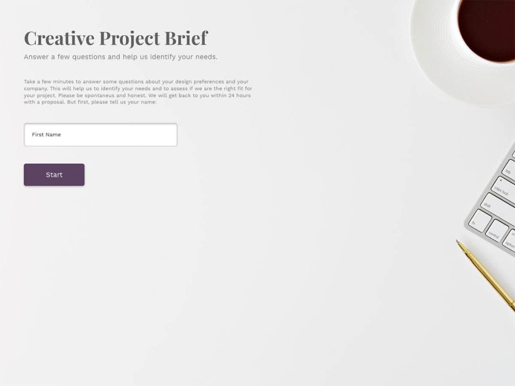 project brief template.