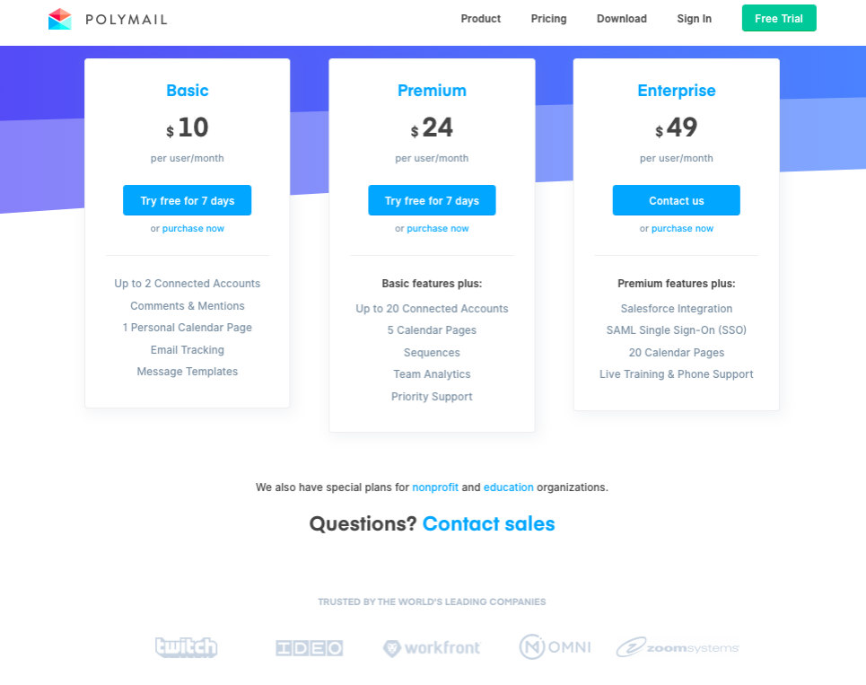 social proof on the pricing page.